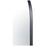 6_Varaluz Capsule Black 24" x 60" Oval Wall Mirror more views