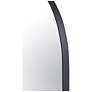 4_Varaluz Capsule Black Metal 22" x 40" Oval Wall Mirror more views