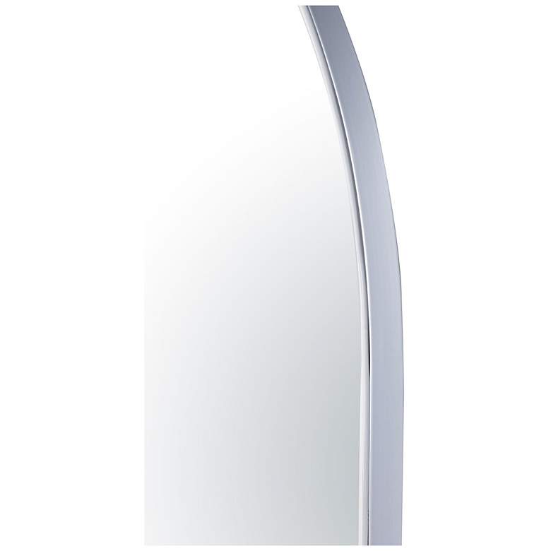 Image 2 Varaluz Capsule Chrome 24" x 60" Oval Wall Mirror more views