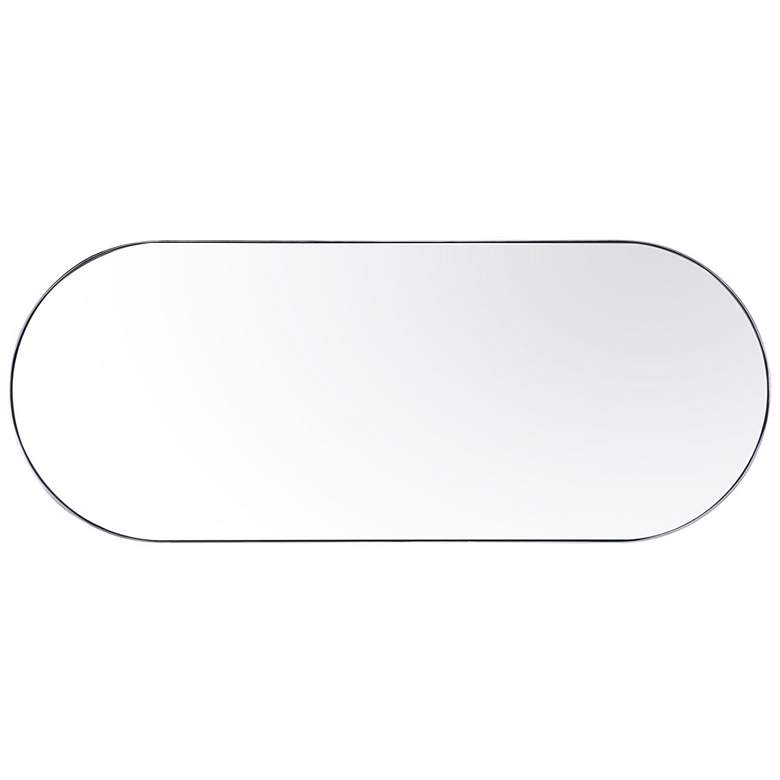 Image 3 Varaluz Capsule Chrome 24" x 60" Oval Wall Mirror more views