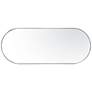 3_Varaluz Capsule Chrome 24" x 60" Oval Wall Mirror more views