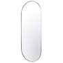 4_Varaluz Capsule Chrome 24" x 60" Oval Wall Mirror more views