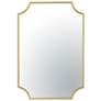 1_Varaluz Carlton Gold 22 1/2" x 33 1/4" Scallop Wall Mirror