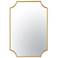 Varaluz Carlton Gold 22 1/2" x 33 1/4" Scallop Wall Mirror