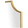 3_Varaluz Carlton Gold 22 1/2" x 33 1/4" Scallop Wall Mirror more views