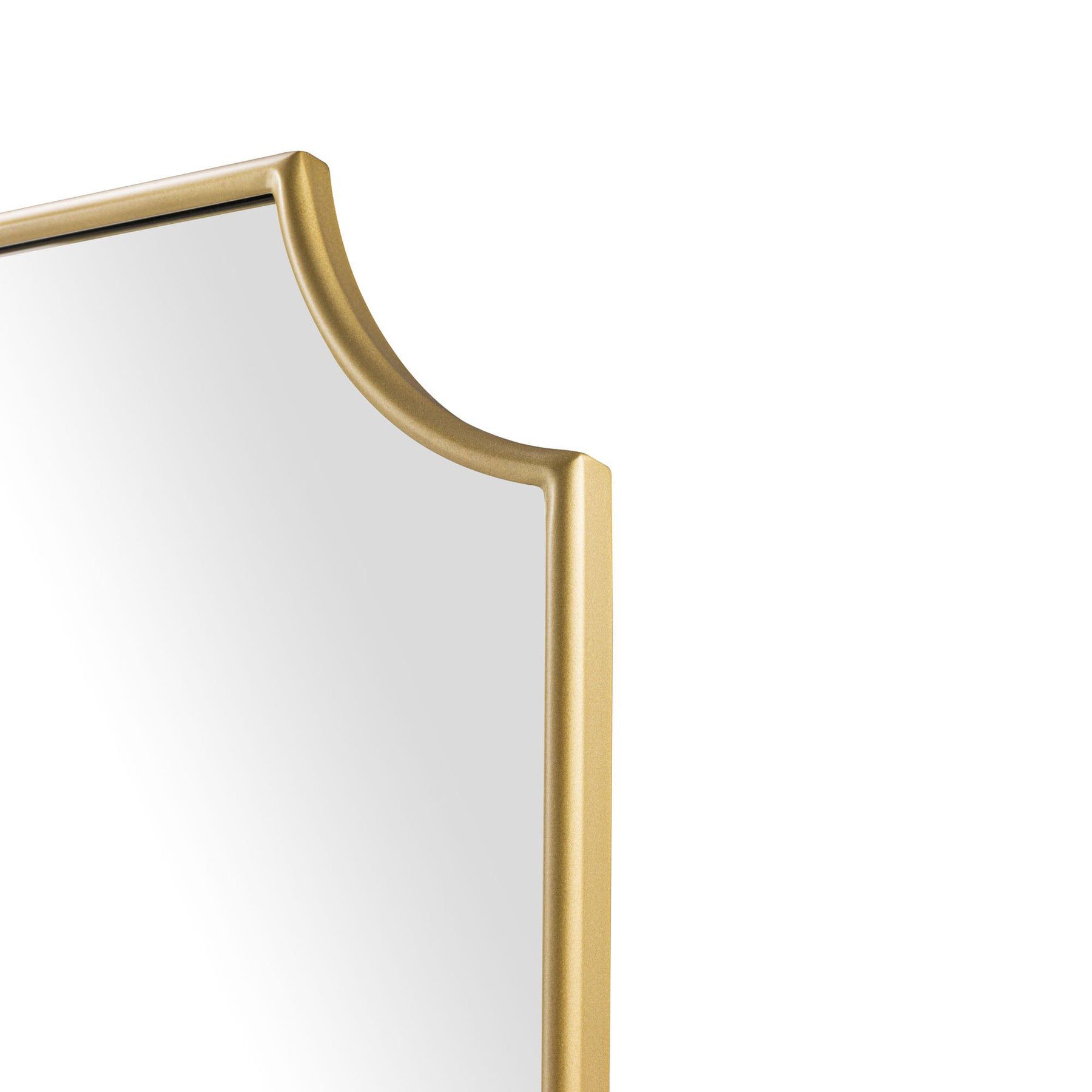 Image 3 Varaluz Carlton Gold 24" x 50" Rectangular Wall Mirror more views