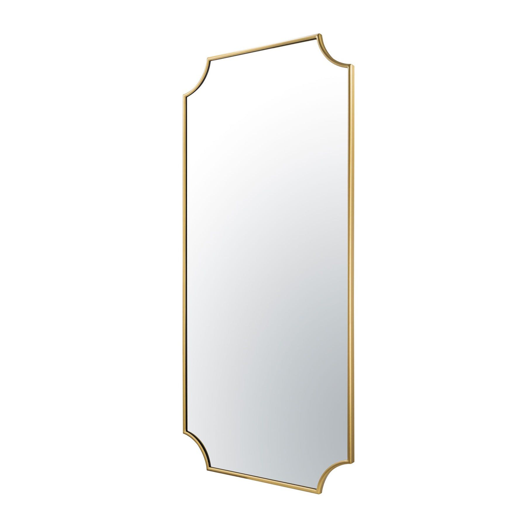 Image 4 Varaluz Carlton Gold 24" x 50" Rectangular Wall Mirror more views