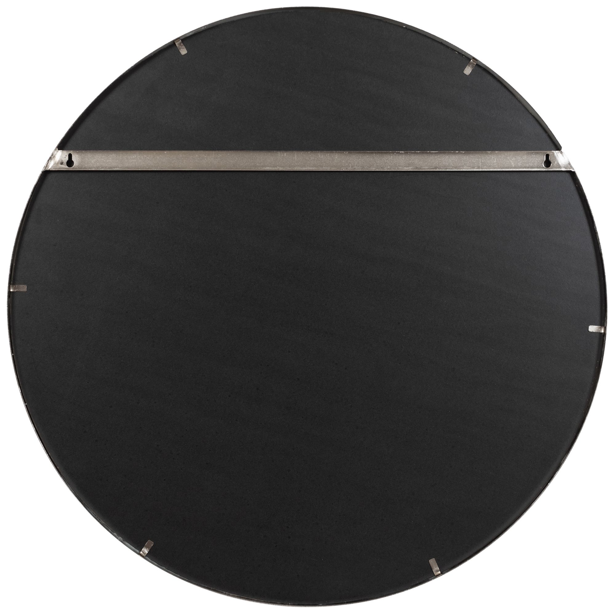 Image 3 Varaluz Casa Cottage Brushed Nickel 30" Round Wall Mirror more views