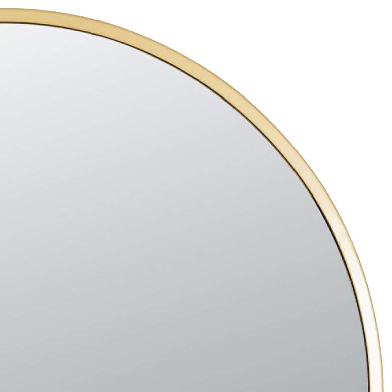 Image 2 Varaluz Casa Cottage Gold 30" Round Wall Mirror more views