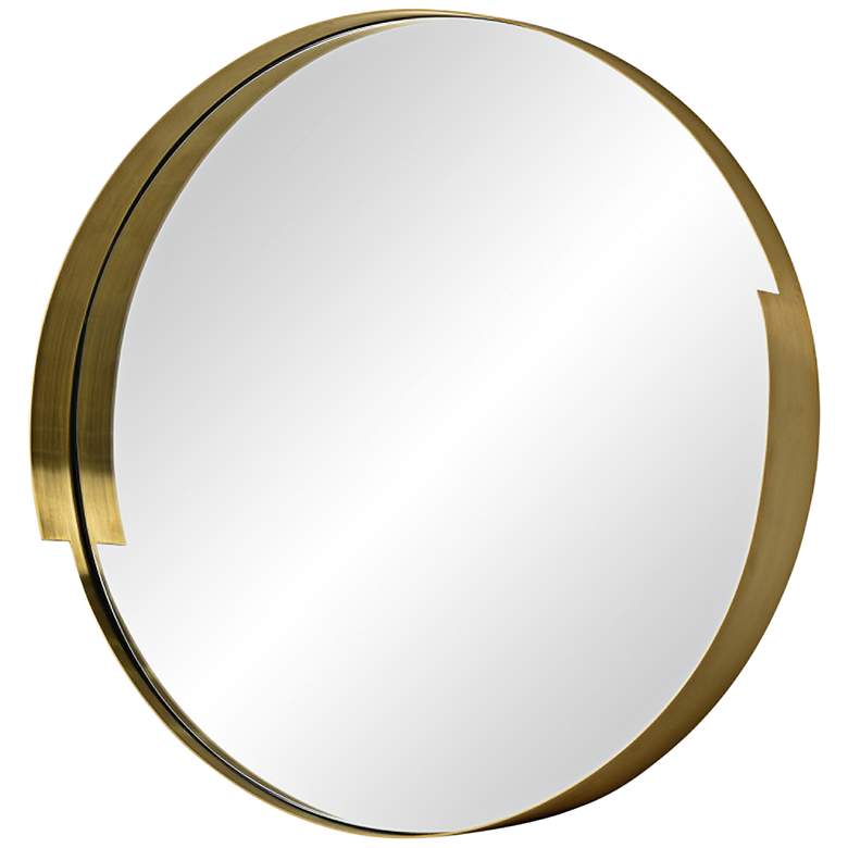 Image 1 Varaluz Casa Echo Gold 20" Round Wall Mirror