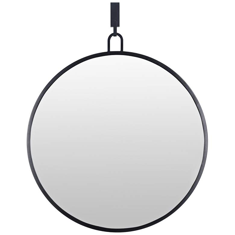 Image 2 Varaluz Casa Eli Black 30" x 30" Round Stopwatch Wall Mirror