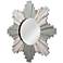 Varaluz Casa Gray and Whitewash 32" Sunburst Wall Mirror