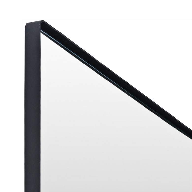 Image 3 Varaluz Casa Jonah Black 30" x 24" Rectangular Wall Mirror more views