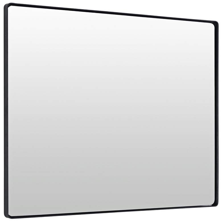 Image 4 Varaluz Casa Jonah Black 30" x 24" Rectangular Wall Mirror more views