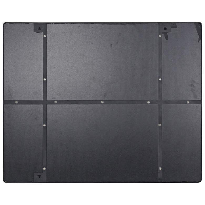 Image 5 Varaluz Casa Jonah Black 30" x 24" Rectangular Wall Mirror more views