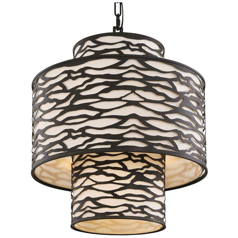 Image 2 Varaluz Casa Kato 18 3/4" Wide Carbon Black Pendant Light