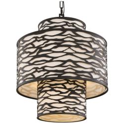 Varaluz Casa Kato 18 3/4" Wide Carbon Black Pendant Light