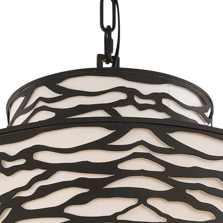 Image 4 Varaluz Casa Kato 18 3/4" Wide Carbon Black Pendant Light more views