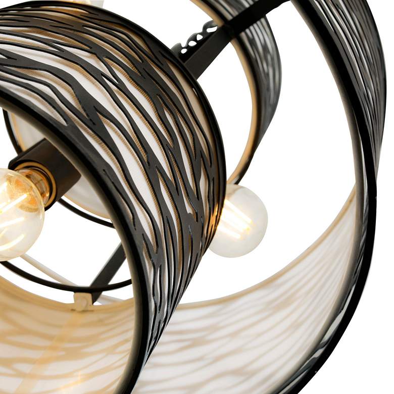 Image 5 Varaluz Casa Kato 18 3/4" Wide Carbon Black Pendant Light more views