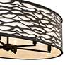 2_Varaluz Casa Kato 36" Wide Carbon Black 6-Light Oval Pendant more views