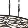 3_Varaluz Casa Kato 36" Wide Carbon Black 6-Light Oval Pendant more views
