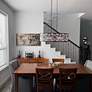 5_Varaluz Casa Kato 36" Wide Carbon Black 6-Light Oval Pendant more views