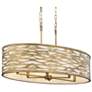 5_Varaluz Casa Kato 36" Wide Havana Gold 6-Light Oval Pendant more views