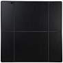 3_Varaluz Casa Kye Black 30" Square Wall Mirror more views