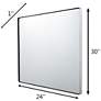 6_Varaluz Casa Kye Polished Nickel 30" x 24" Wall Mirror more views