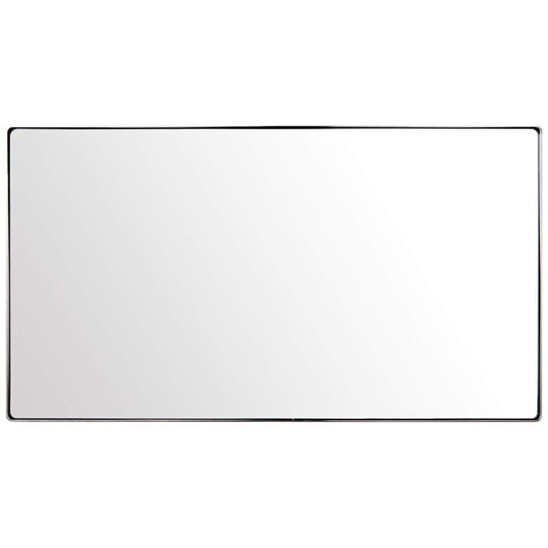Image 2 Varaluz Casa Kye Polished Nickel 40 inch x 22 inch Wall Mirror