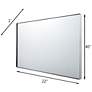 6_Varaluz Casa Kye Polished Nickel 40" x 22" Wall Mirror more views
