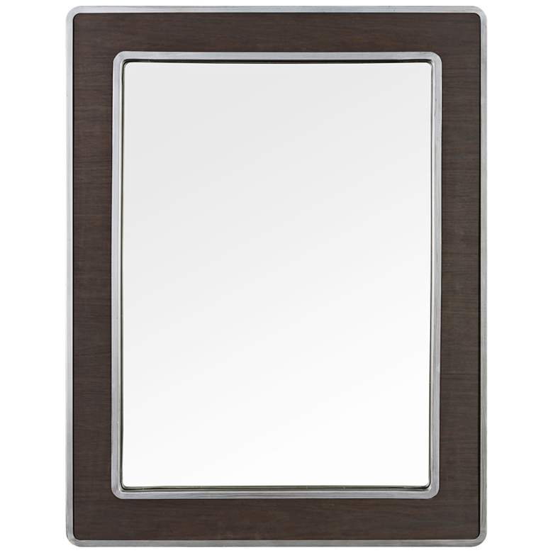 Image 1 Varaluz Casa Macie Wood 27 3/4 inch x 35 1/2 inch Wall Mirror