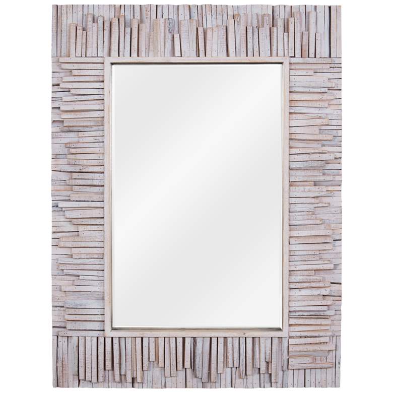 Image 1 Varaluz Casa Nellie Coastal Wood 30" x 40" Wall Mirror
