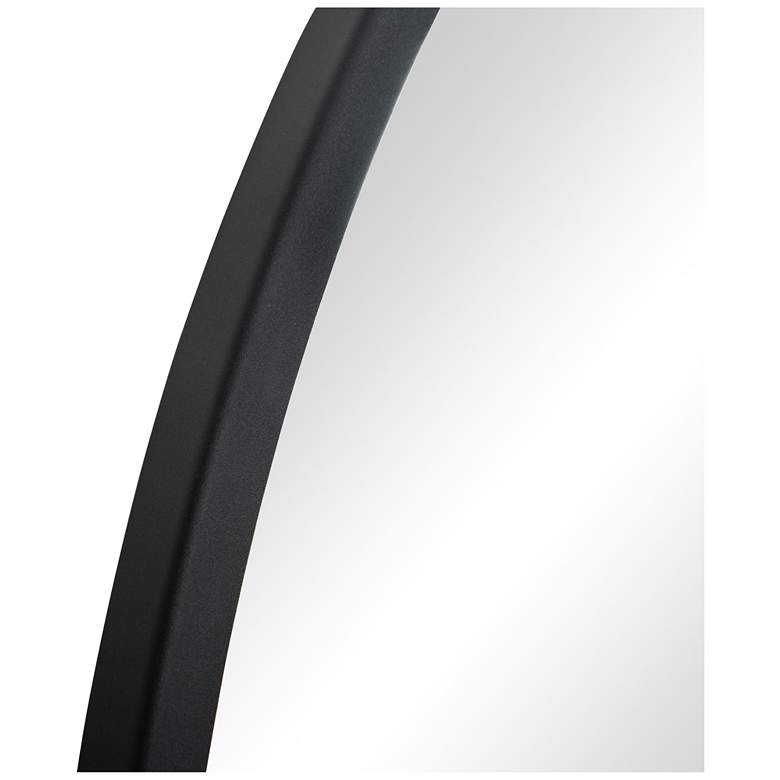 Image 5 Varaluz Casa Stopwatch Black 40" Round Oversized Wall Mirror more views