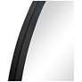 5_Varaluz Casa Stopwatch Black 40" Round Oversized Wall Mirror more views