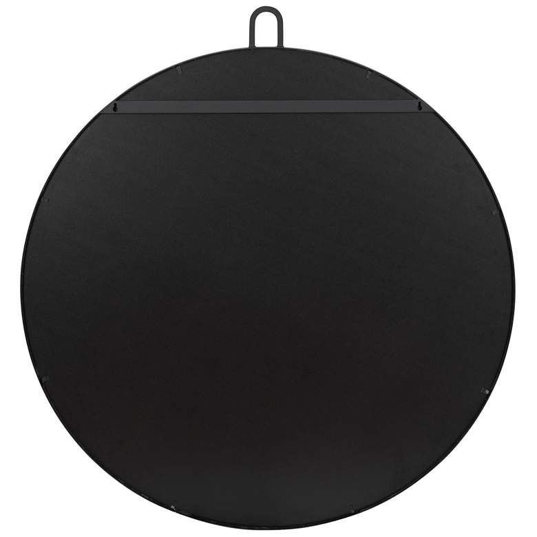 Image 6 Varaluz Casa Stopwatch Black 40" Round Oversized Wall Mirror more views
