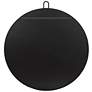 6_Varaluz Casa Stopwatch Black 40" Round Oversized Wall Mirror more views