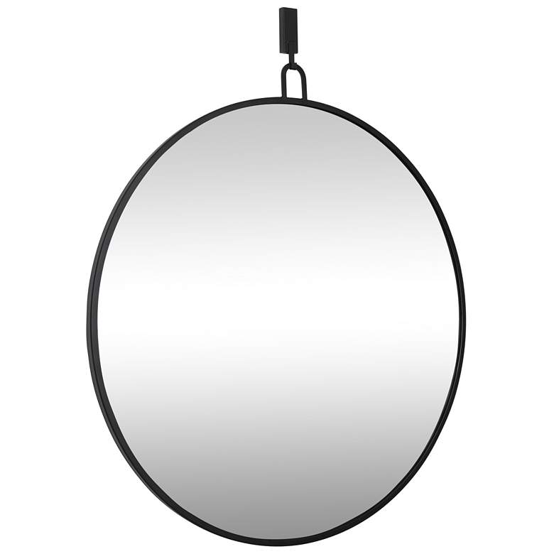 Image 7 Varaluz Casa Stopwatch Black 40" Round Oversized Wall Mirror more views