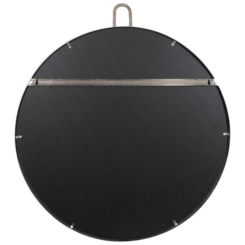 Image 7 Varaluz Casa Stopwatch Brushed Nickel 30" Round Wall Mirror more views