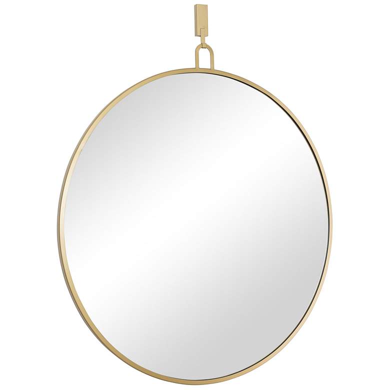 Image 3 Varaluz Casa Stopwatch Gold 40" Round Oversized Wall Mirror more views