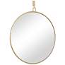 3_Varaluz Casa Stopwatch Gold 40" Round Oversized Wall Mirror more views