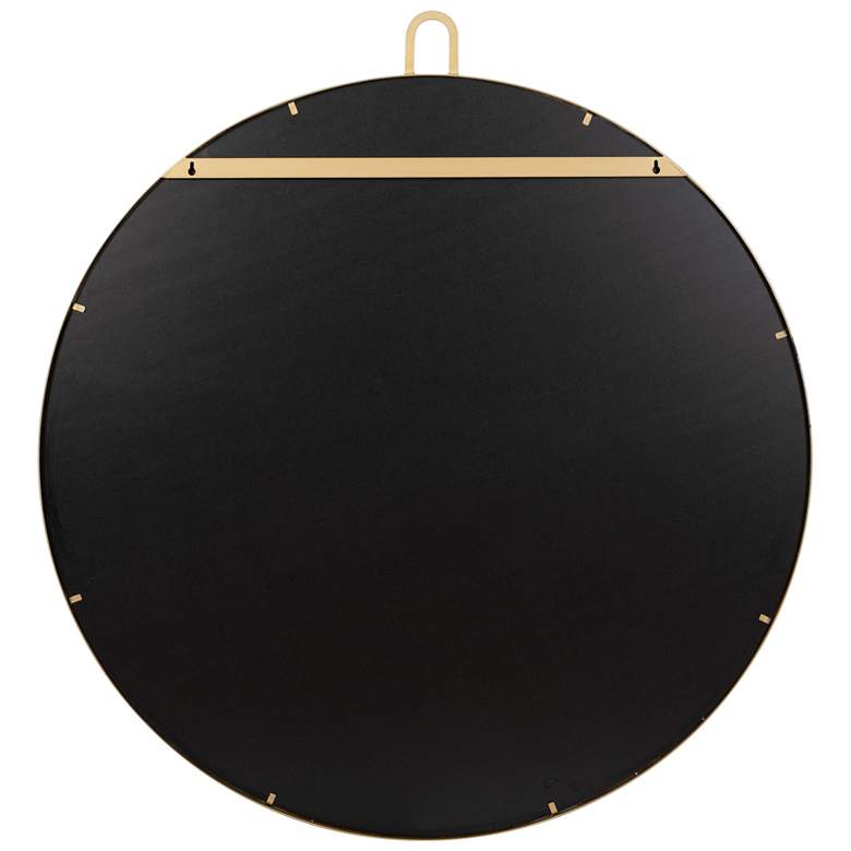 Image 4 Varaluz Casa Stopwatch Gold 40" Round Oversized Wall Mirror more views