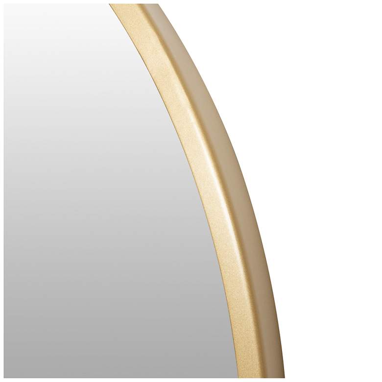 Image 5 Varaluz Casa Stopwatch Gold 40" Round Oversized Wall Mirror more views