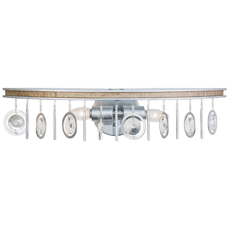 Image 1 Varaluz Charmed 24 inch Wide Silver 2-Light Wall Sconce