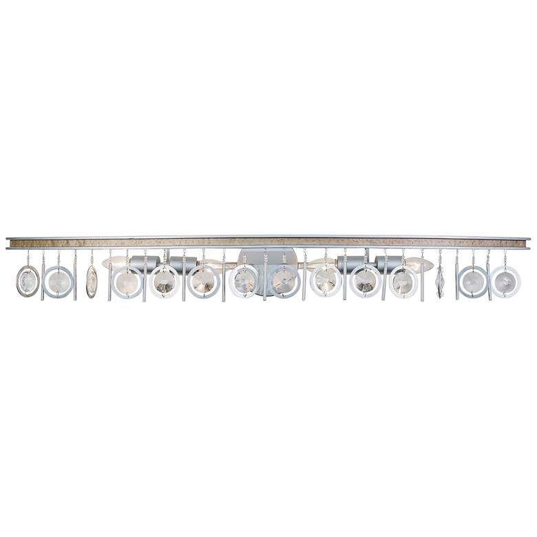 Image 1 Varaluz Charmed 44" Wide Silver 4-Light Bath Light