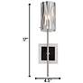 5_Varaluz Chroman Empire 17" High Chrome Wall Sconce more views