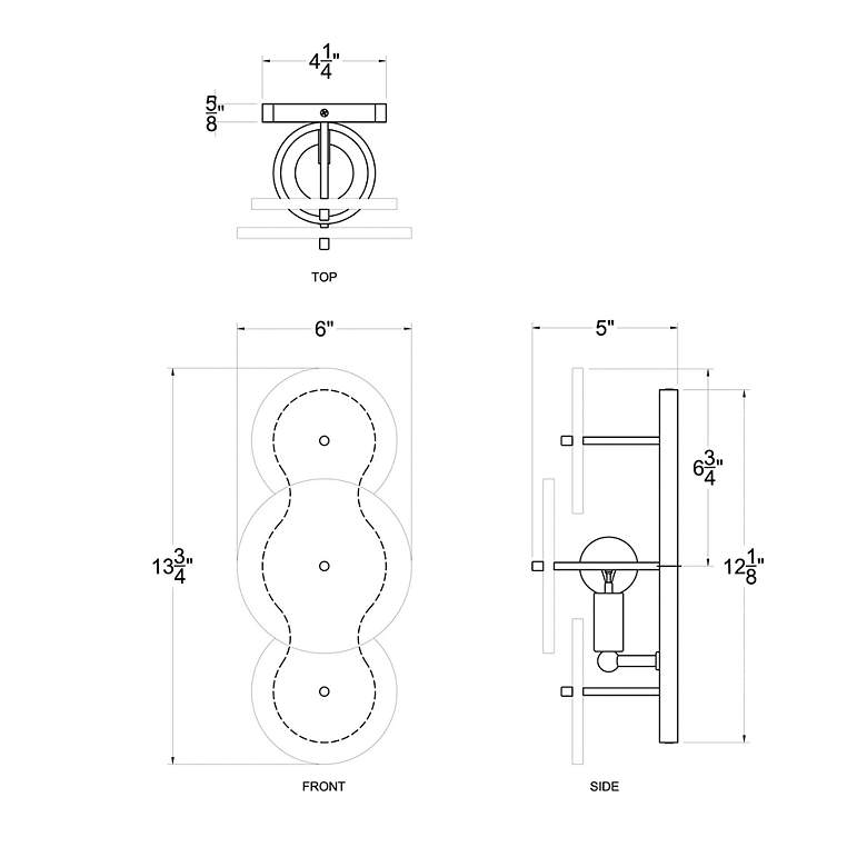 Image 3 Varaluz Cosmos 13 3/4" High Matte Black Wall Sconce more views