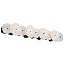 1_Varaluz Cosmos 35 3/4" Wide Matte Black 4-Light Bath Light