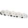 Varaluz Cosmos 35 3/4" Wide Matte Black 4-Light Bath Light