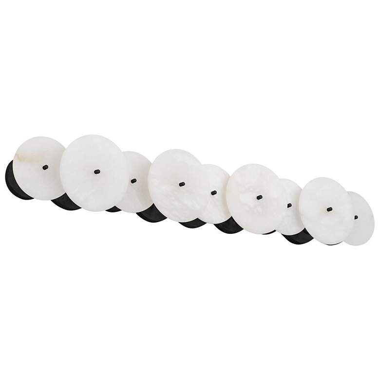 Image 2 Varaluz Cosmos 35 3/4" Wide Matte Black 4-Light Bath Light more views